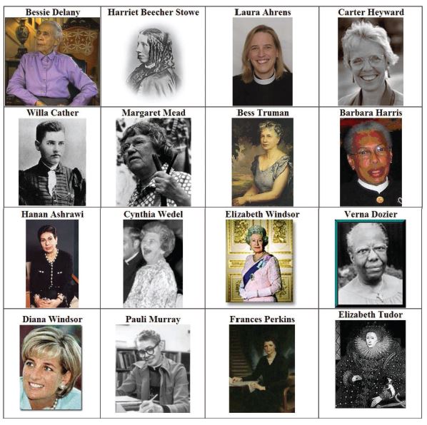 Famous Female Episcopalians (1)